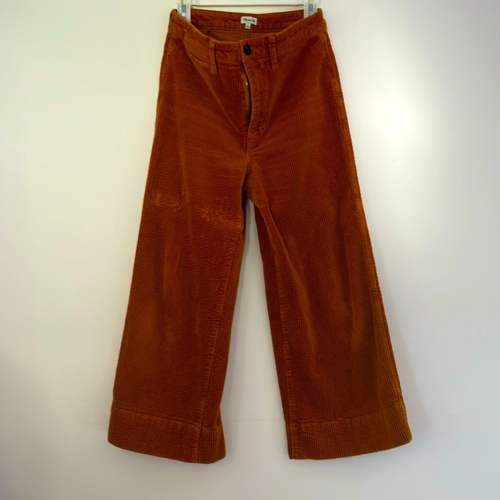 Madewell Wide-leg Corduroy Pants size 28